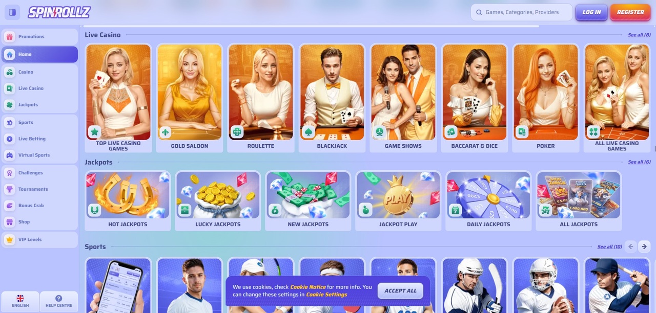 Spinrollz Casino - Recenzja 2026 Casino